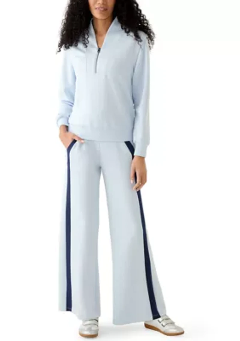 Women's Wide Leg Scuba Pants
