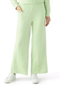 Women's Floral Trim Scuba Pants