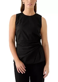Women's Sleeveless Twist Front Top