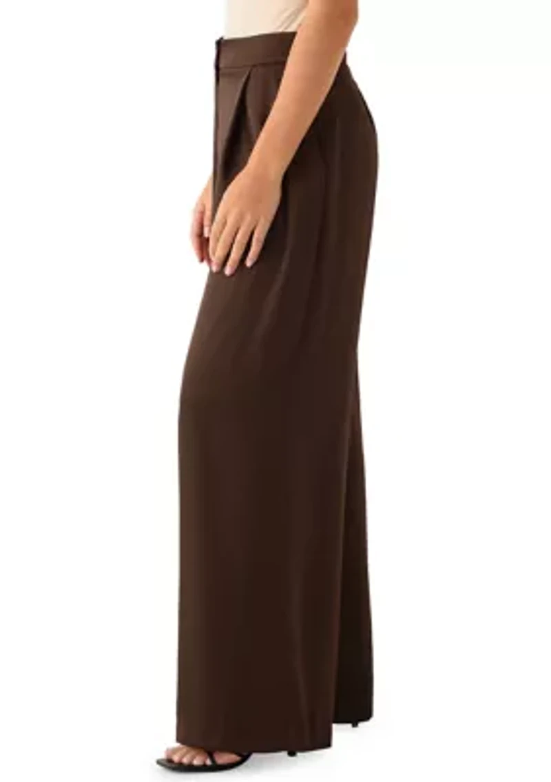 Women's Wide Leg Pleated Pants
