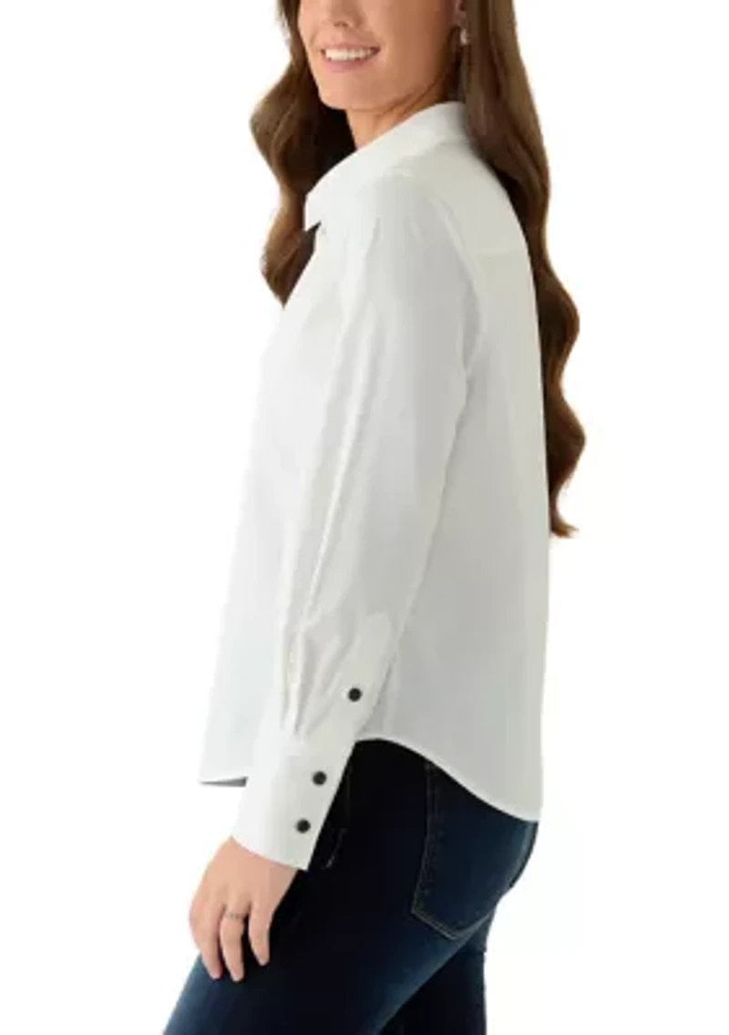 Women's Long Sleeve Button Down Shirt