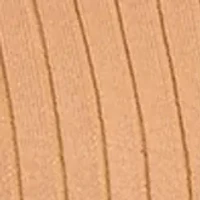 Petite Ribbed Polo Collar Button Placket Sweater