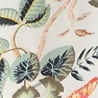 Plus Short Sleeve Leafed Flutter Split Neck Top