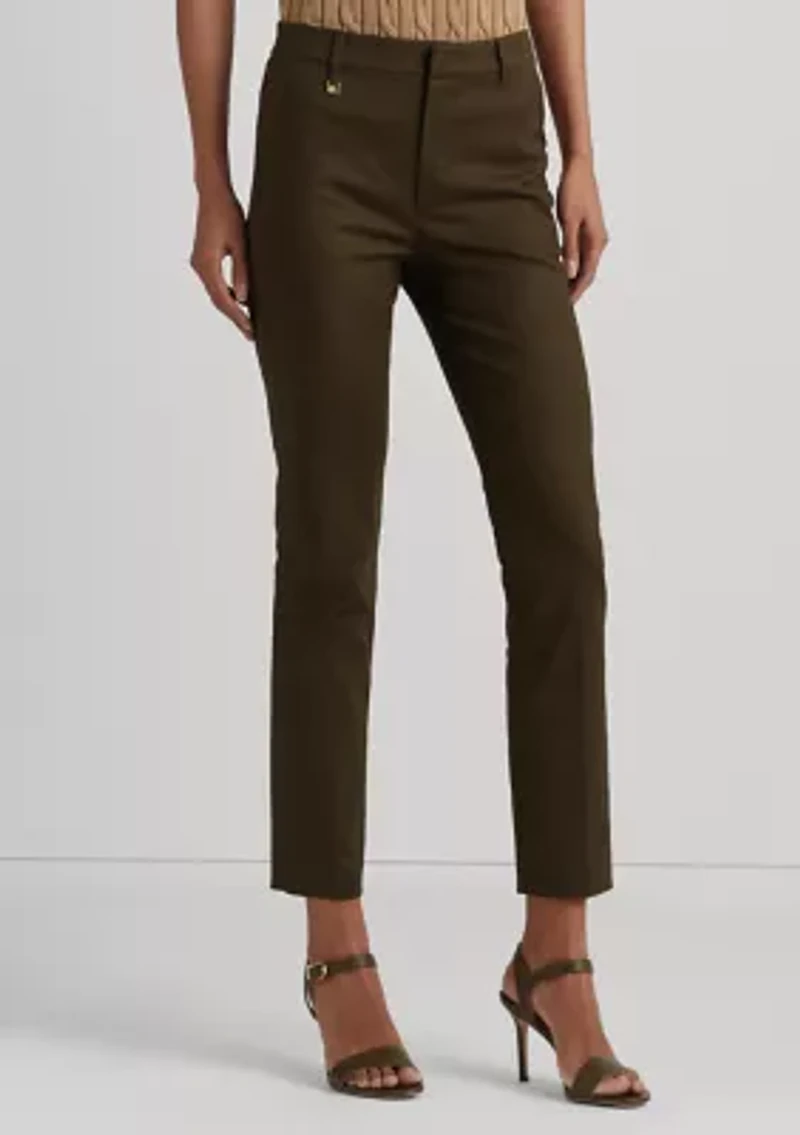 Stretch Cotton-Blend Pant
