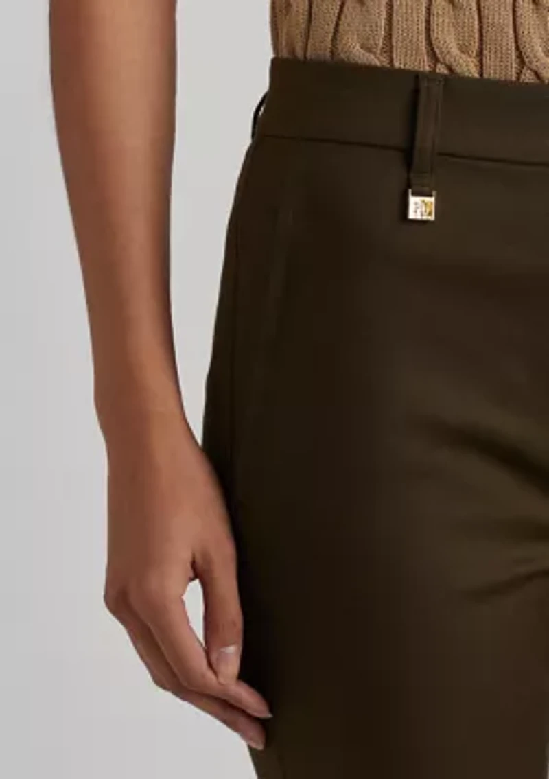 Stretch Cotton-Blend Pant