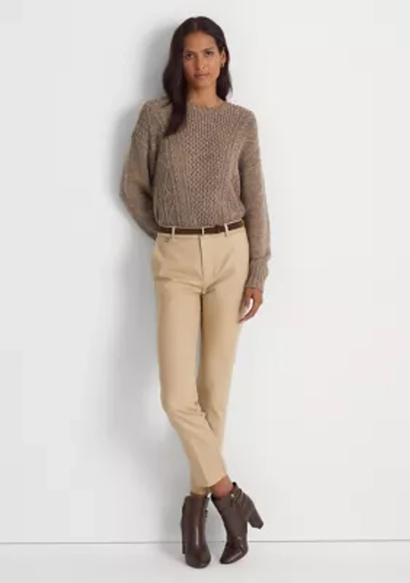 Stretch Cotton-Blend Pant