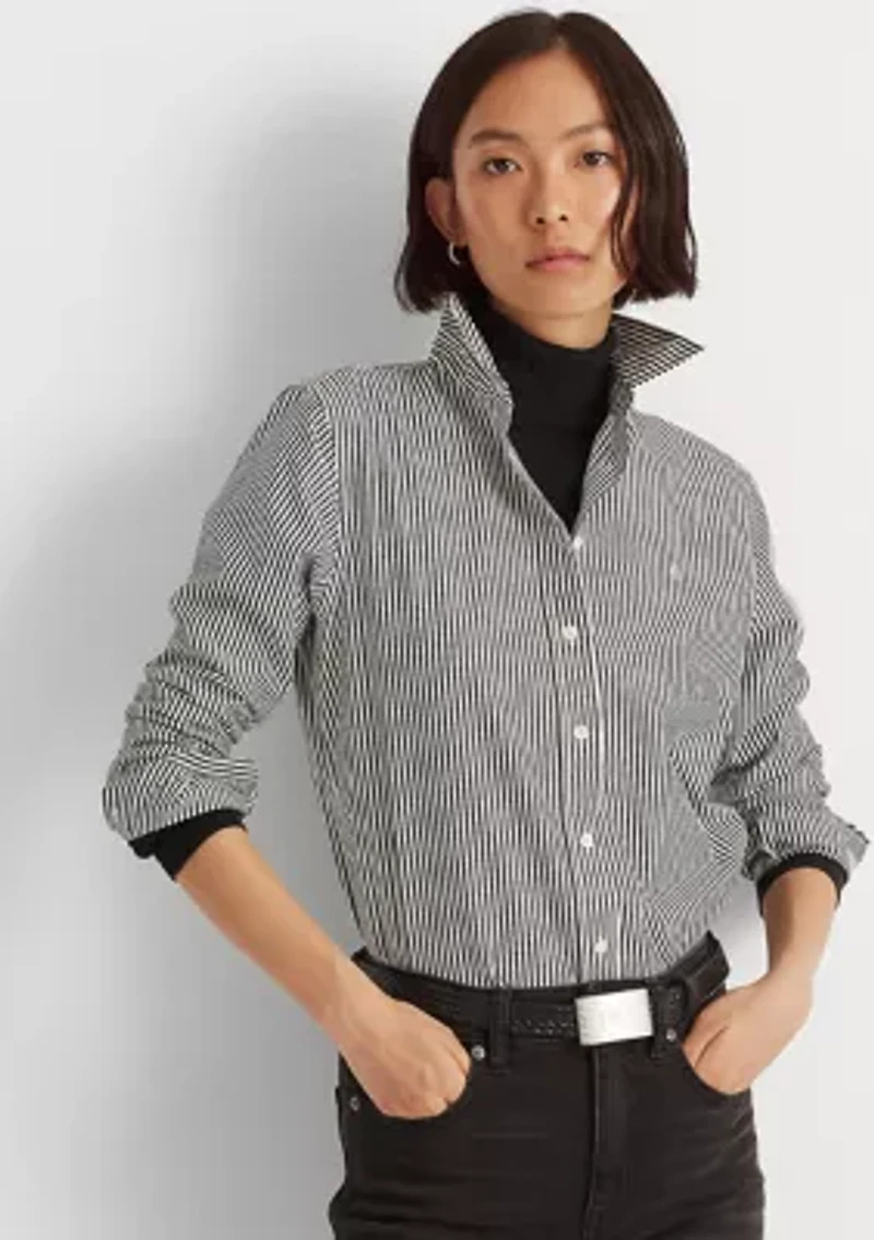Striped Easy Care Cotton Shirt