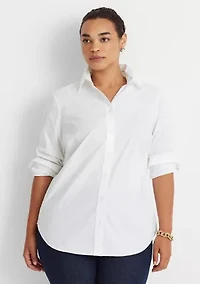 Plus Easy Care Cotton Shirt