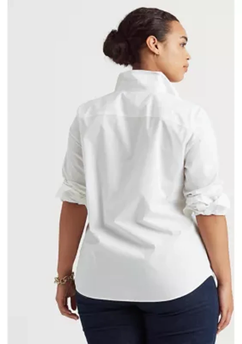 Plus Easy Care Cotton Shirt