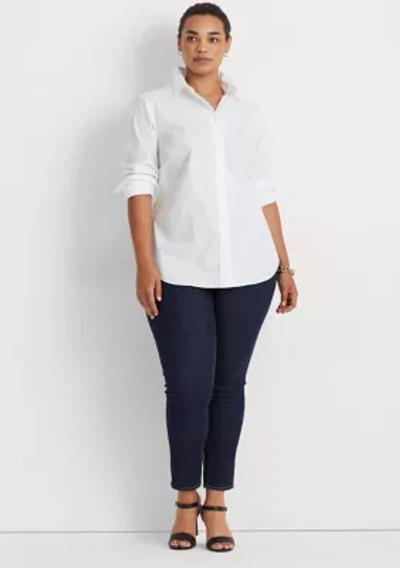 Plus Easy Care Cotton Shirt