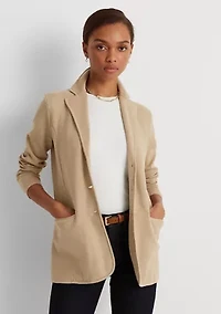 Sweater Knit Blazer