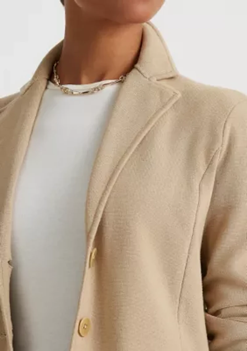 Sweater Knit Blazer