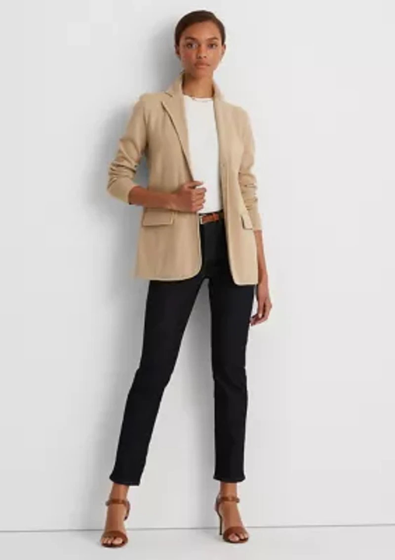 Sweater Knit Blazer
