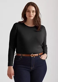 Plus Stretch Long-Sleeve Tee