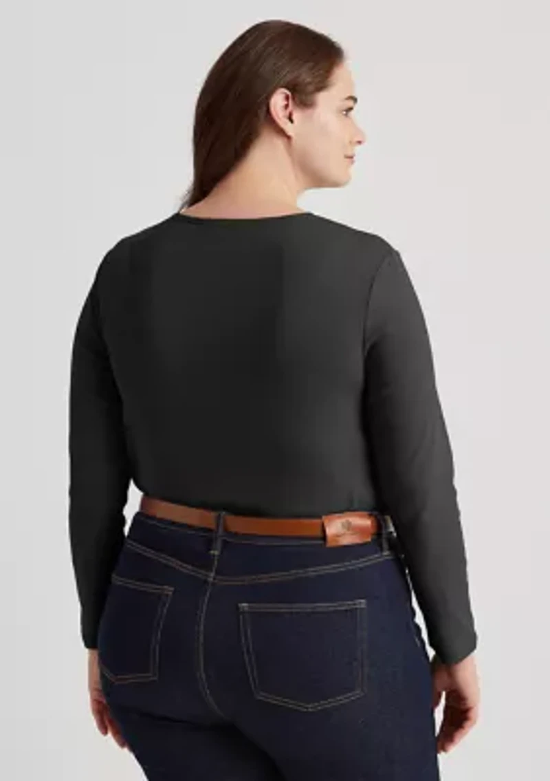 Plus Stretch Long-Sleeve Tee