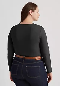 Plus Stretch Long-Sleeve Tee