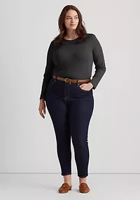 Plus Stretch Long-Sleeve Tee