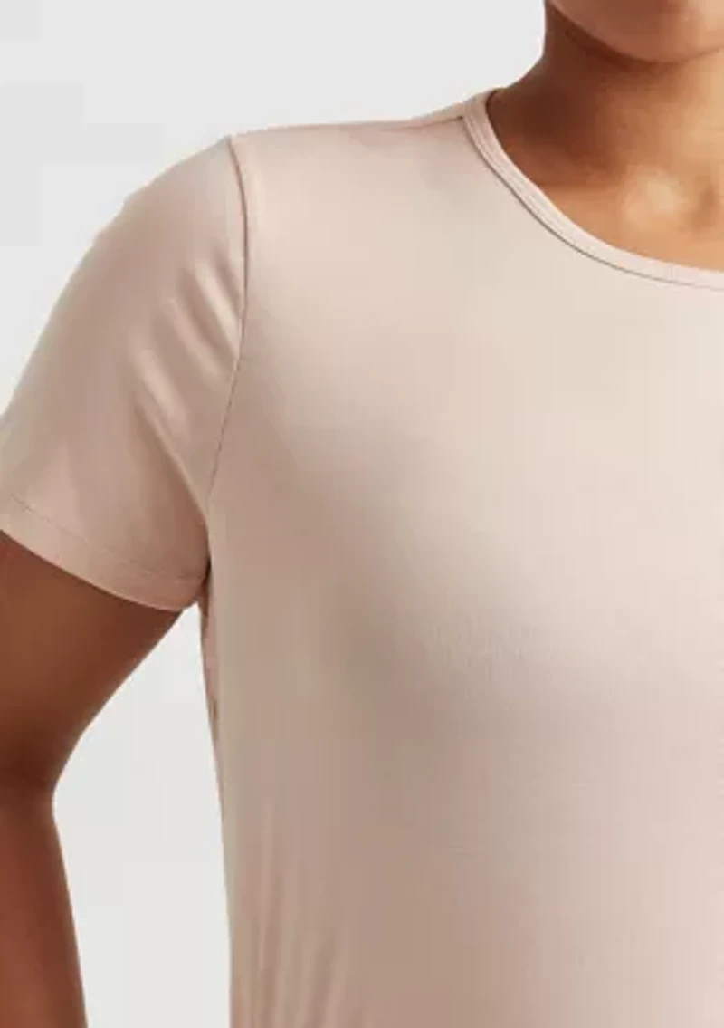 Plus Stretch Cotton Tee