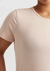 Plus Stretch Cotton Tee