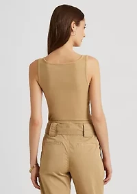 Stretch Cotton Tank Top