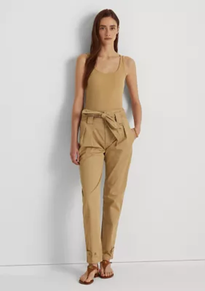 Stretch Cotton Tank Top