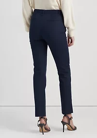 Petite Stretch-Cotton-Blend Pants