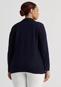 Plus Combed Cotton Blazer
