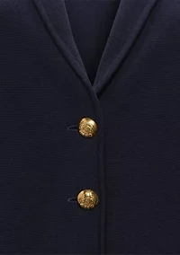 Plus Combed Cotton Blazer