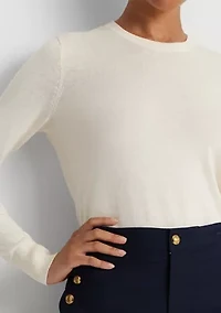 Cotton-Blend Sweater