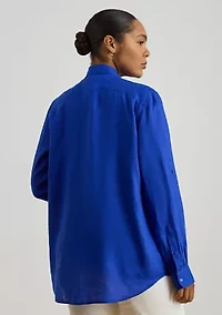 Plus Linen Shirt