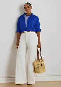 Plus Linen Shirt