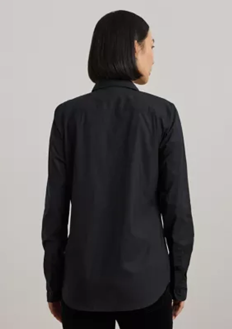Women's Classic Fit Beaded-Crest Shirt