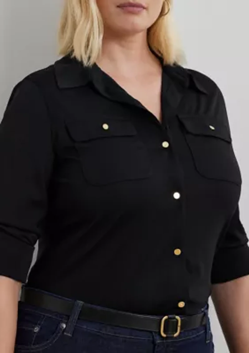 Plus Binky Knit Shirt