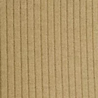 Rib Knit Cotton Blend Elbow Sleeve T-Shirt