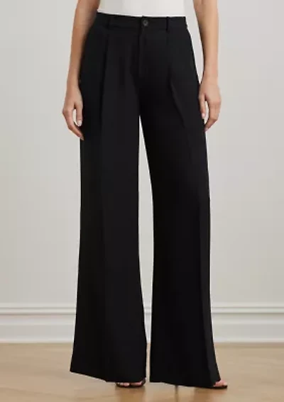 Double Faced Georgette Wide Leg Pants
