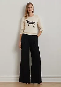 Double Faced Georgette Wide Leg Pants