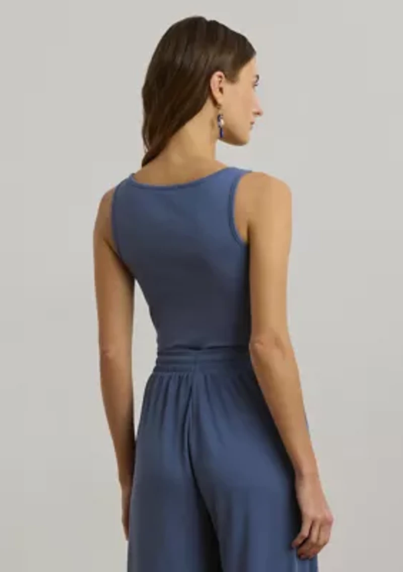 Stretch Cotton Tank Top