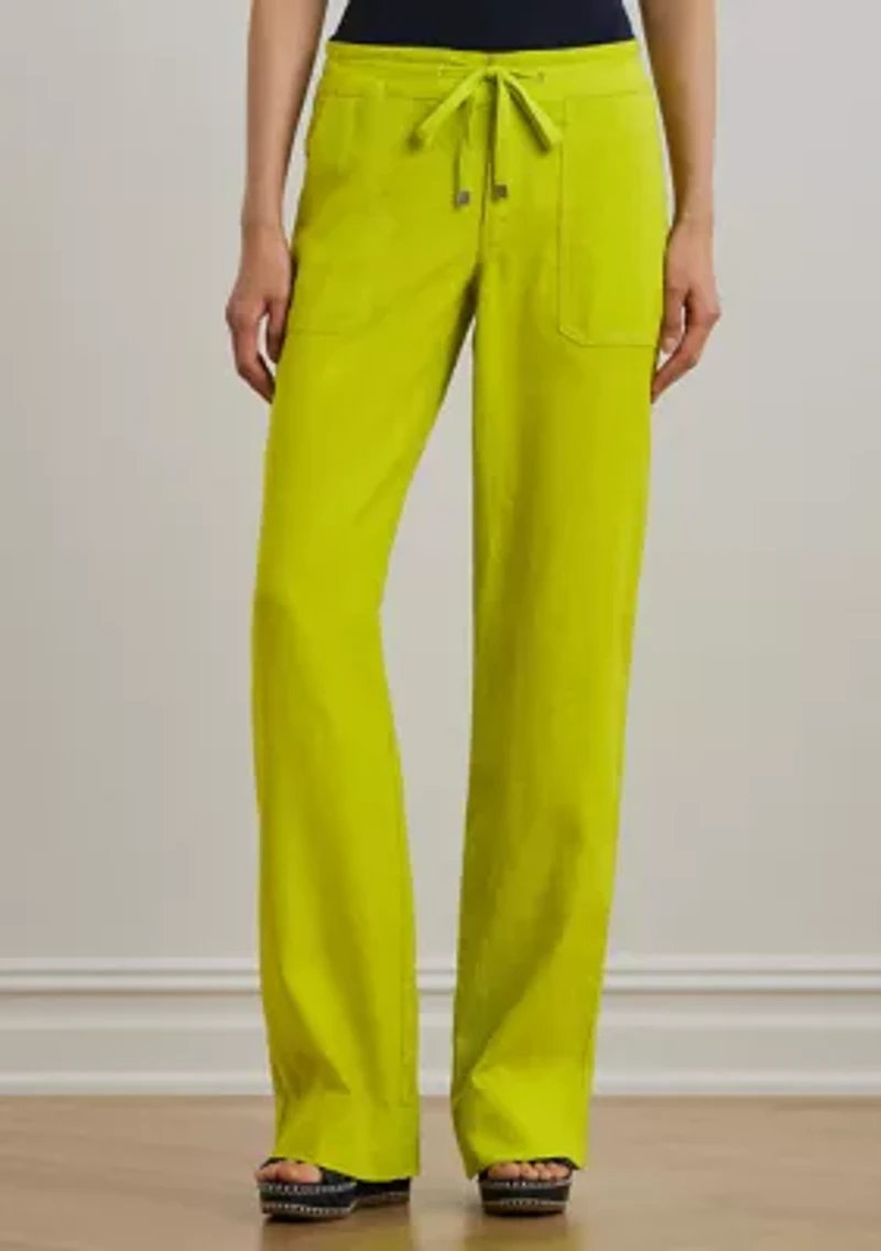 Linen Wide Leg Pants