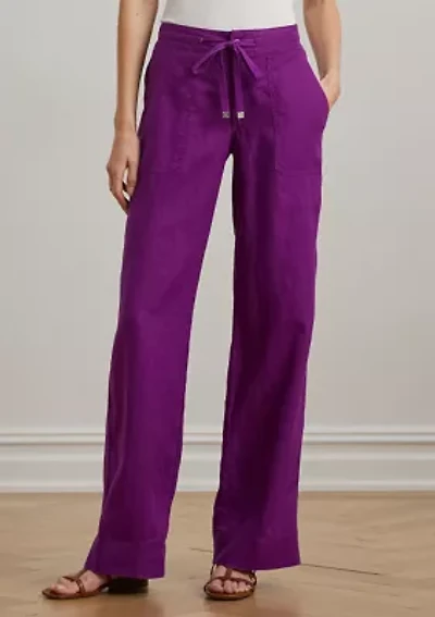 Linen Wide Leg Pants
