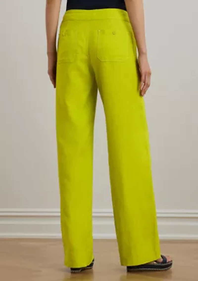 Linen Wide Leg Pants