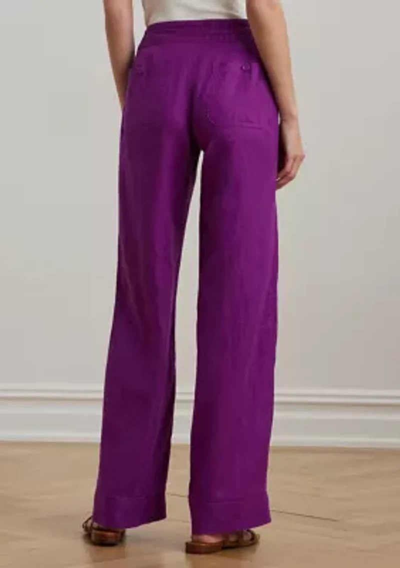 Linen Wide Leg Pants