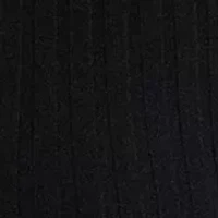 Rib-Knit Three-Quarter-Sleeve Polo Shirt