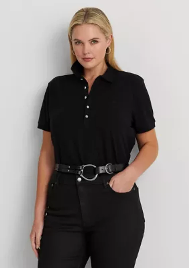 Plus Piqué Polo Shirt