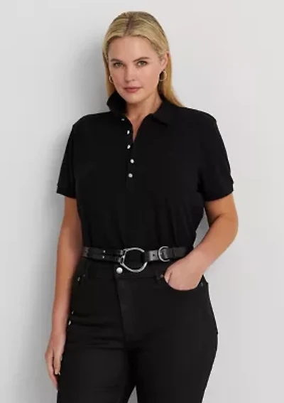 Plus Piqué Polo Shirt