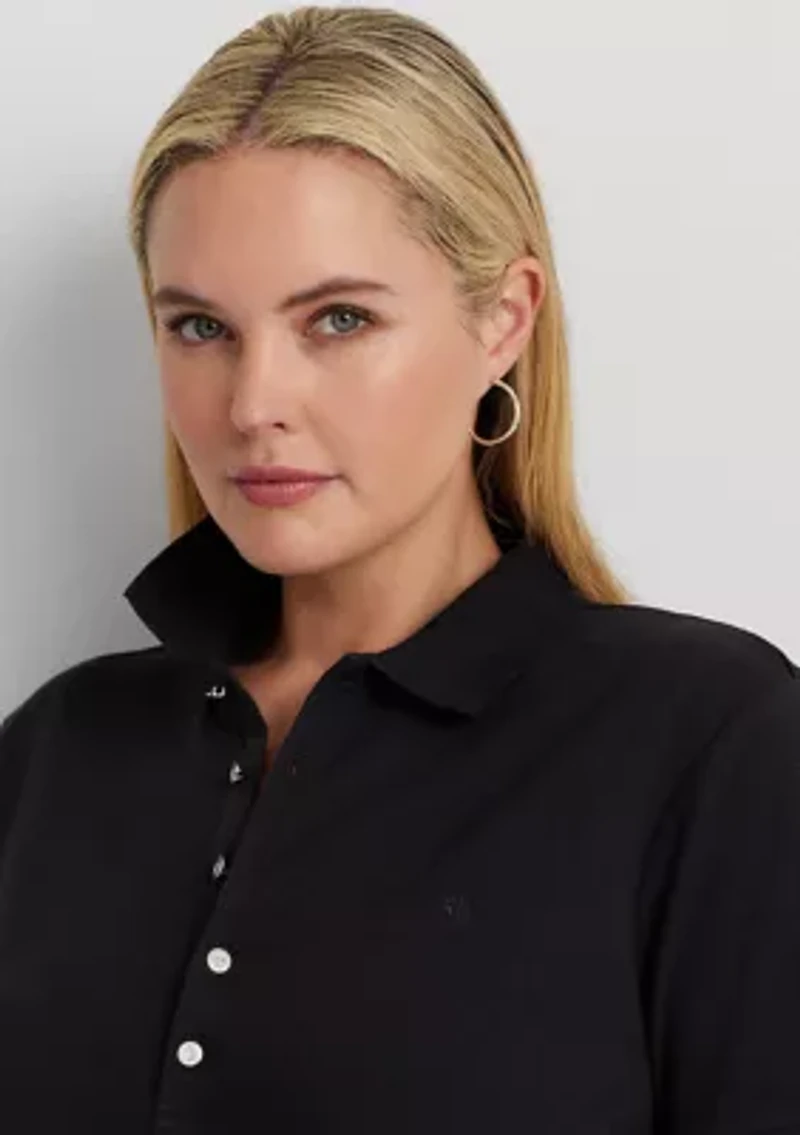 Plus Piqué Polo Shirt