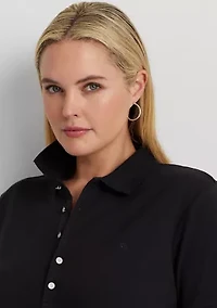 Plus Piqué Polo Shirt