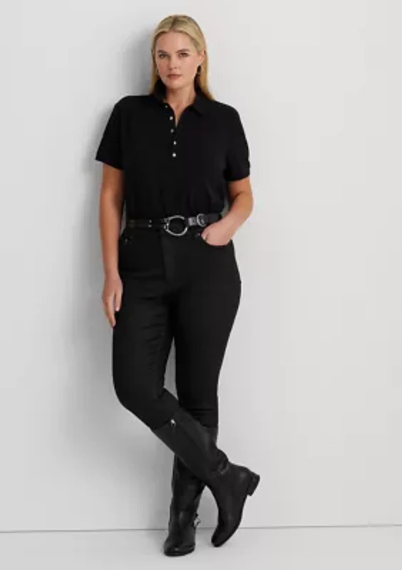 Plus Piqué Polo Shirt