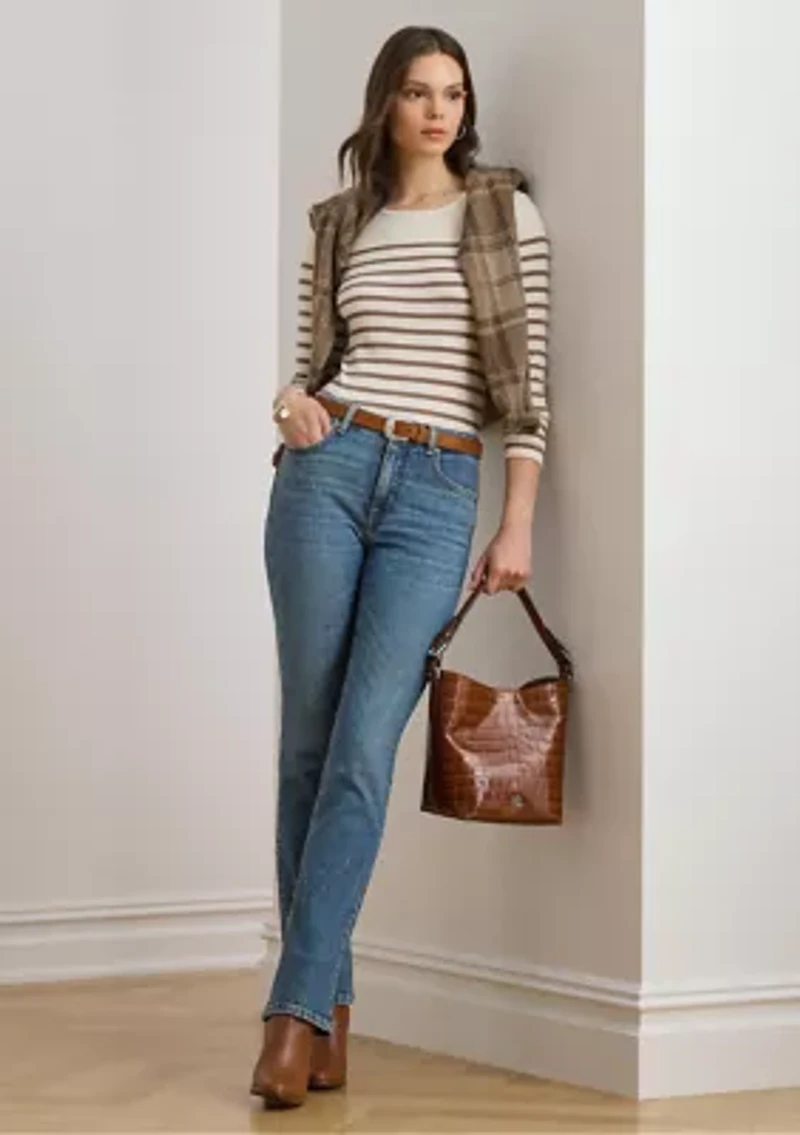 Striped Cotton Long-Sleeve Tee