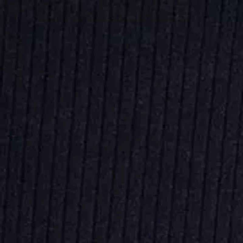 Rib-Knit Long-Sleeve Scoop Neck Tee