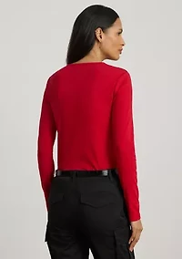 Petite Cotton Long-Sleeve Shirt